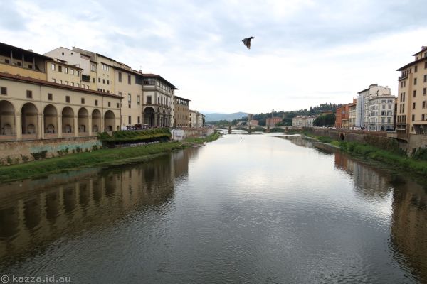 River Arno from Ponte Vecchio