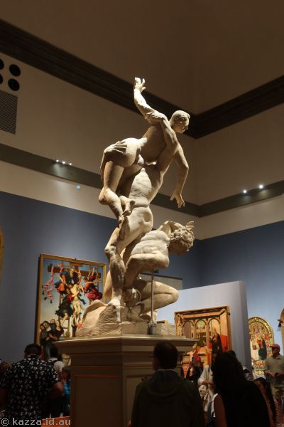 Preparatory model for The Rape of the Sabine Woman by Giambologna