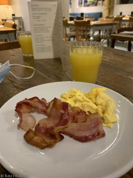 My breakfast at Ambasciatori Hotel