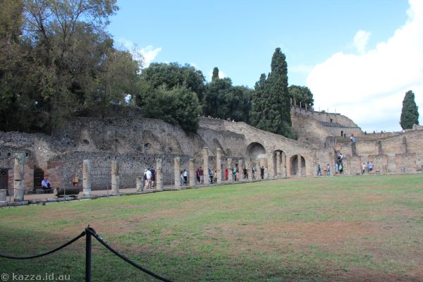 Quadriporticus of the theatres