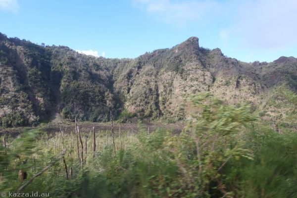 Volvanic valley and rocks north of Mount Vesuvius