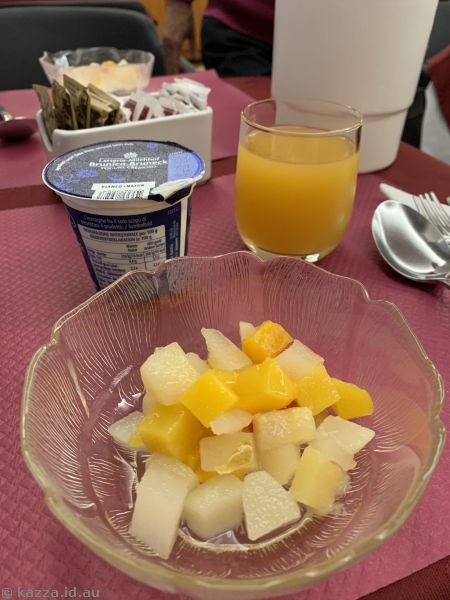 My breakfast at Hotel Commercio and Pellegrino