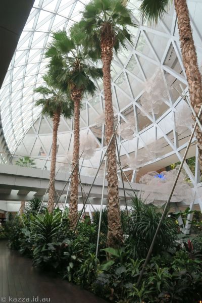 Inside Terminal 1 at Changi Airport<br>Photo by Mum