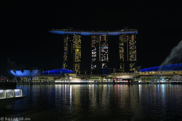 ArtScience Museum and Marina Bay Sands<br>Photo by Mum