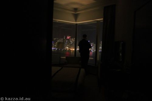 First thing we did in the hotel room was goggle at the spectacular view