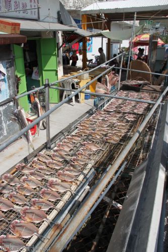 Fish drying in Tai O