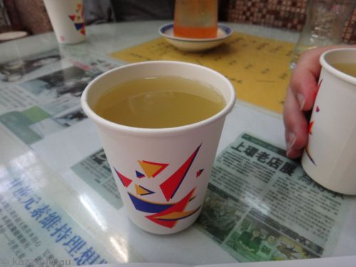 Fresh sugar cane juice in Kung Lee Sugar Cane Juice store, Hollywood Road, Central