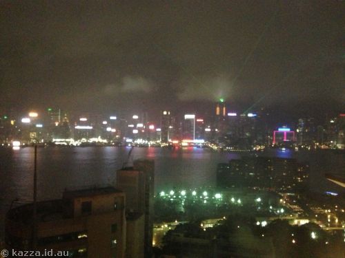 Symphony of lights from our hotel window