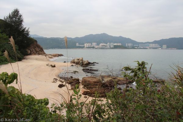 Beach on Peng Chau island