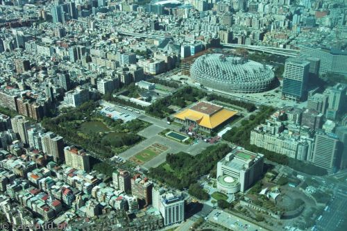 Sun Yat Sen Memorial Hall and the Taipei Dome