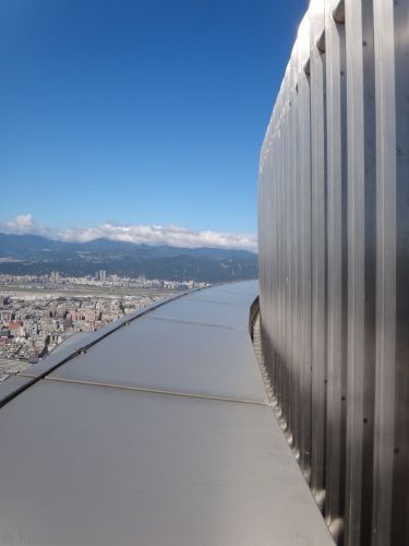 Top of the outside observation deck