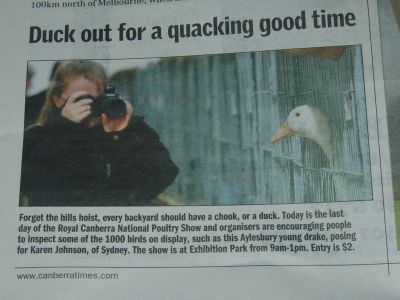 I was in the paper today! Pretty nifty hehe :)