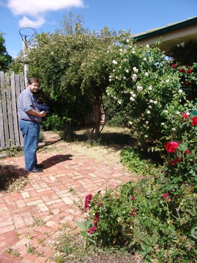 Stu lives in an English Country Garden heh