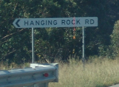 Hanging Rock Road (next time I'll try and get a better one)