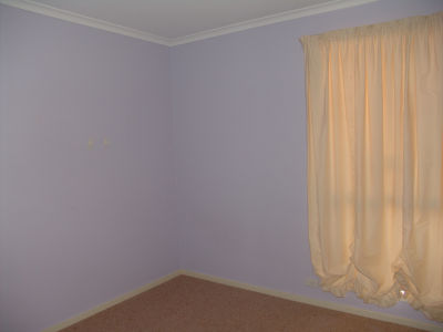 The purple room!  This will be the spare room