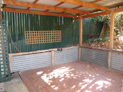 Outdoor entertaining area