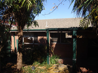 The house from the back yard