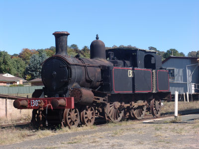 Steam engine at Yass Railway Museum