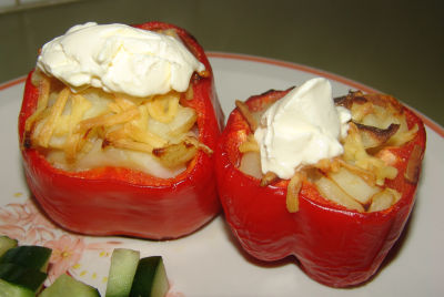 Stuff capsicums