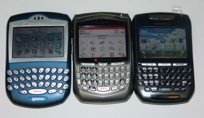 Three BlackBerries