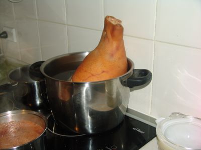 Ham soaking