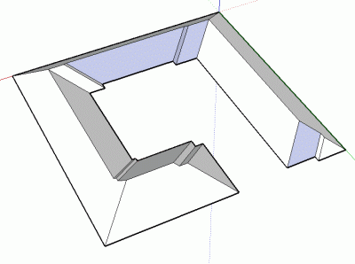 Google Sketchup roof
