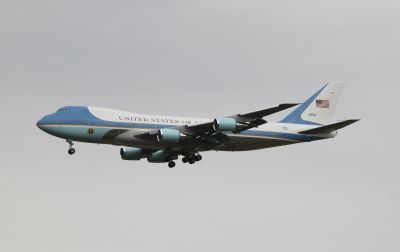 Air Force One in Canberra