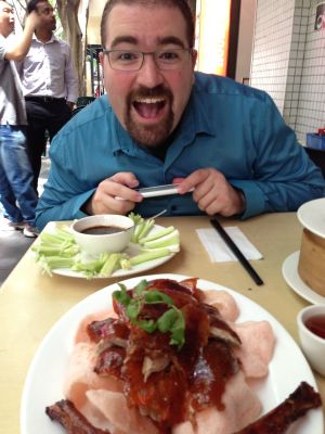Peking duck with Stu