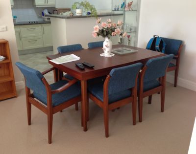 Refurbished dining suite