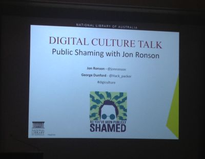 Jon Ronson talk