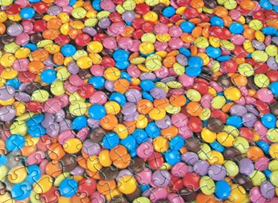 Smarties jigsaw