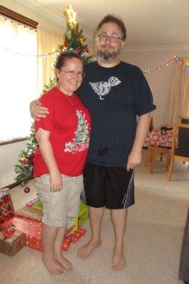 Me and Stu at Christmas