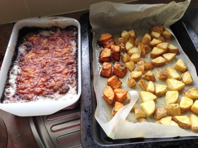Pork and potato feast