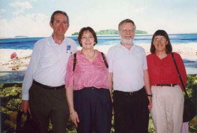 Graham and Diana with Dad and Mum at Sydney Aquarium