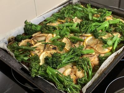 Lemon and broccoli chicken