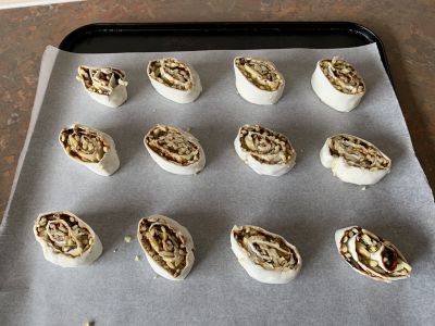 Cheese and vegemite scrolls