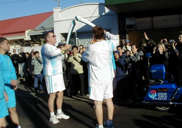 Sydney Olympic Flame Torch Relay - Marrickville