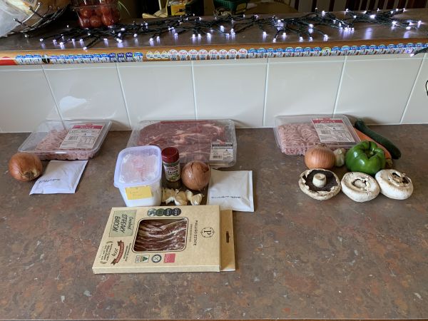 Cooking all the food