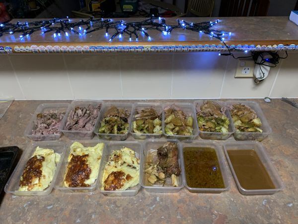 Lamb roast leftovers