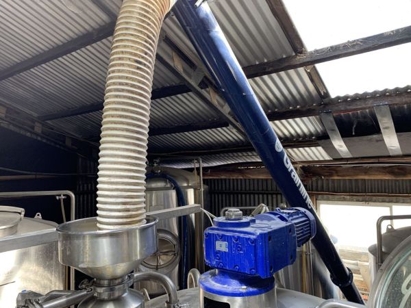 Tumut River Brewing Co (TRBC) grain inlet