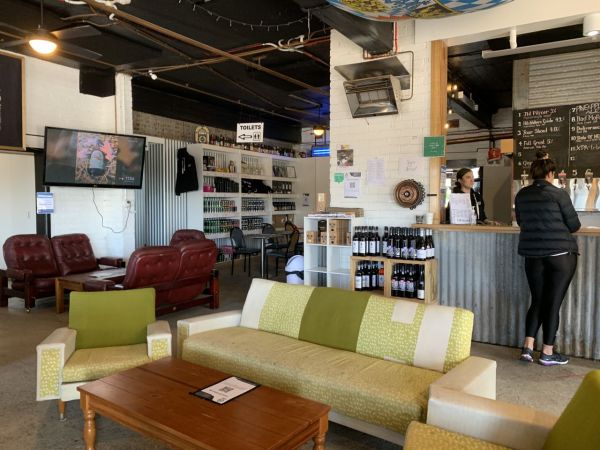 Tumut River Brewing Co (TRBC) comfy couches and bar