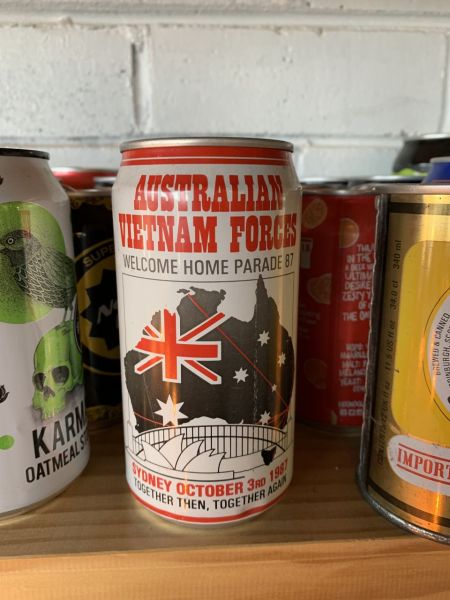 Tumut River Brewing Co (TRBC) historical can collection