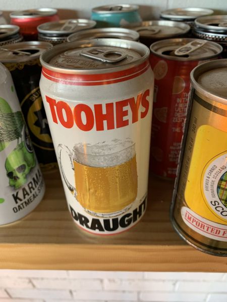 Tumut River Brewing Co (TRBC) historical can collection