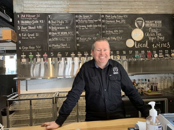 Tumut River Brewing Co (TRBC) Tim Martin at TRBC