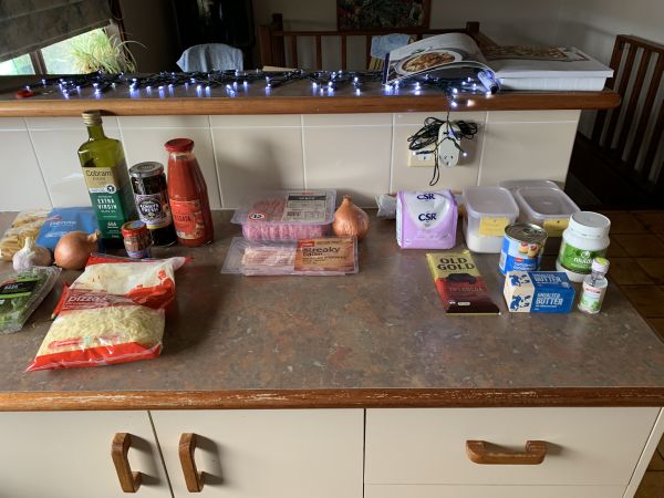 All the food