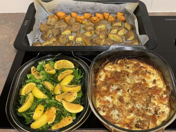 All the food
