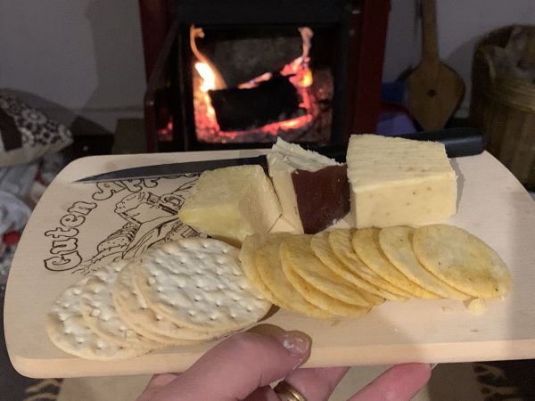 Cheese and fire