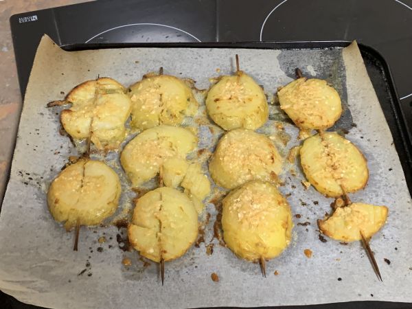Club accordion potatoes