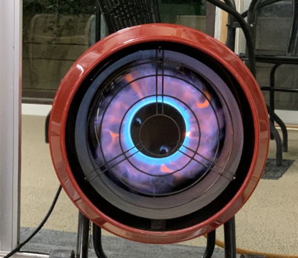 Evil jet engine heater