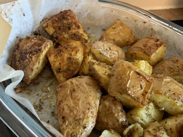 Dave 2's parmesan potatoes